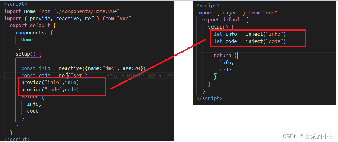 vue3中的provide和inject vue3中的provide和inject