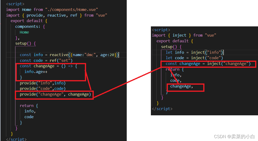 vue3中的provide和inject vue3中的provide和inject